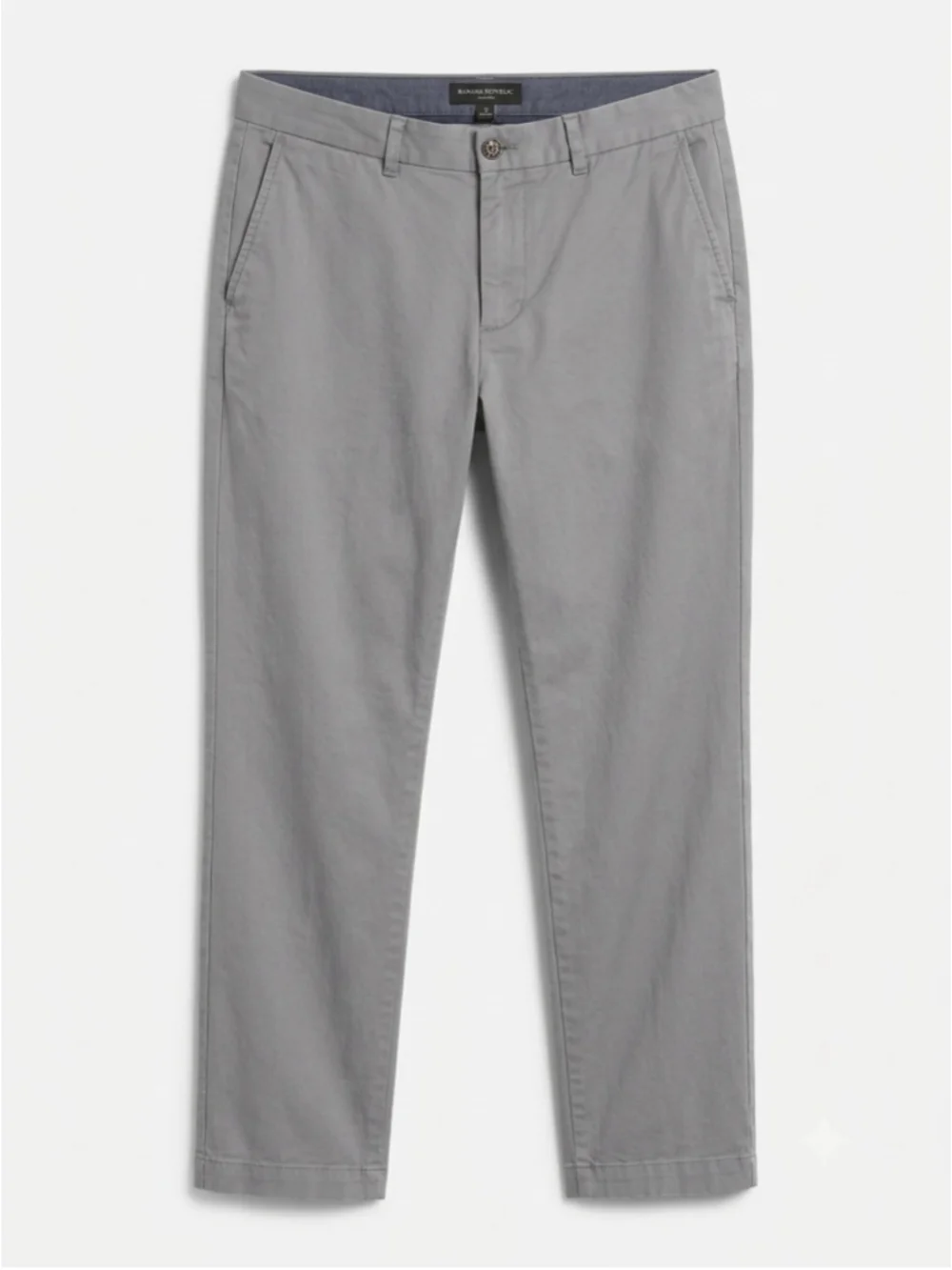 Banana Republic Aiden Slim Chino Pants Gray 34x32